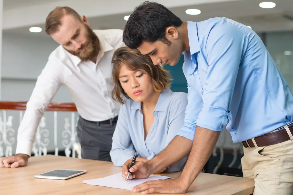work with others to manage risks