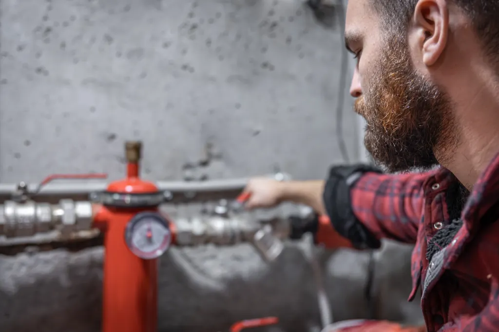 conducting the annual gas safety check